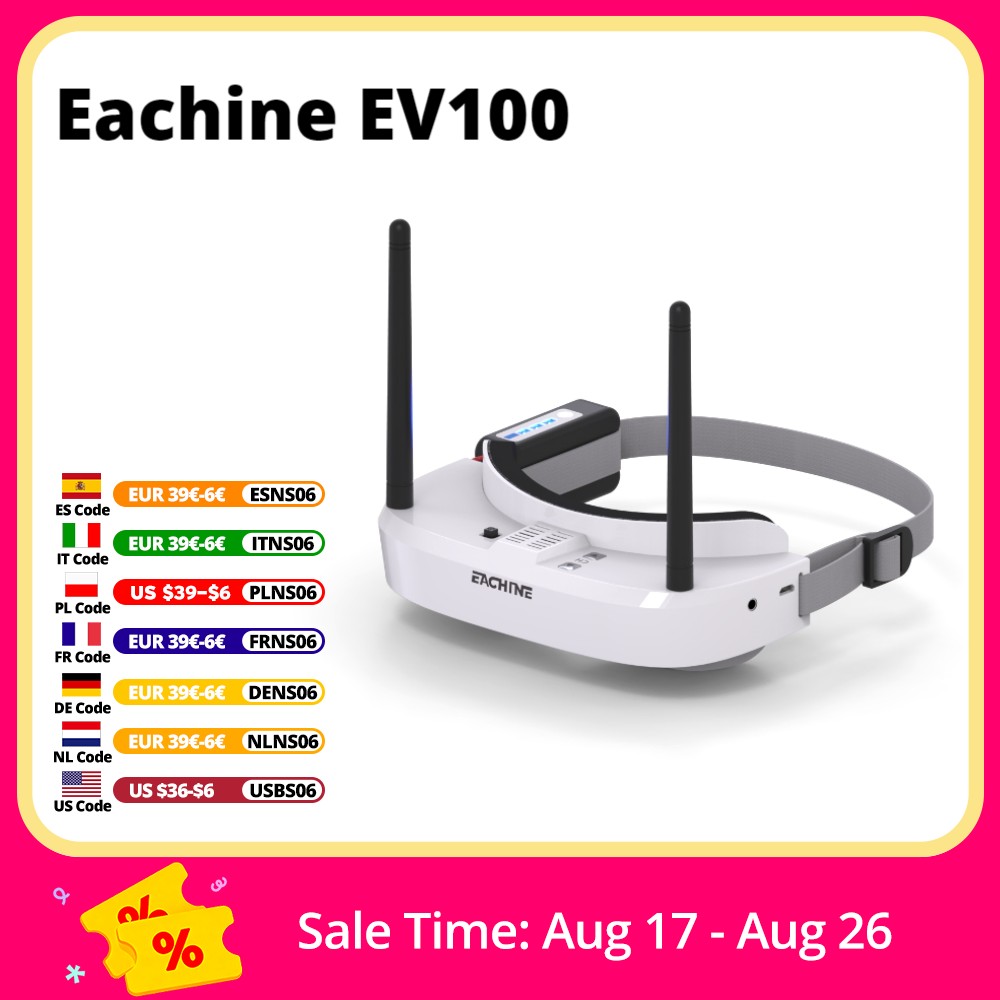 Drone Battery Case - Everyine EV100 720*540 5.8G 72CH FPV