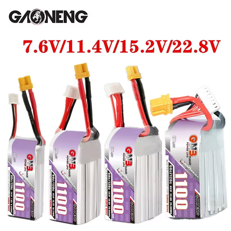 Drone Battery Connector - GNB 1100 mAh 2 S 3